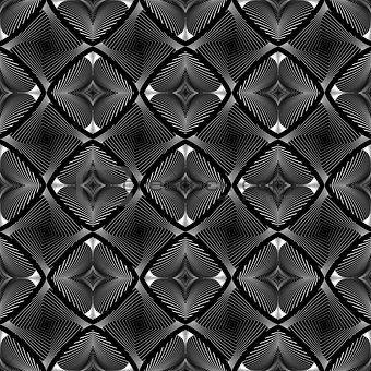 Design seamless diamond striped geometric pattern