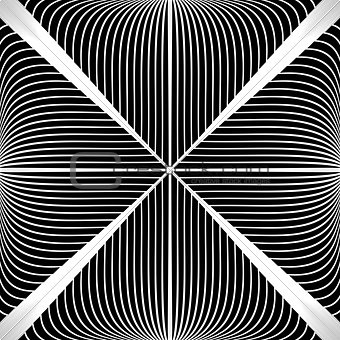 Design monochrome abstract lines background
