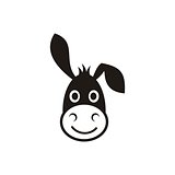 Donkey head icon