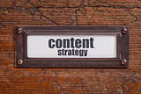 content strategy - file cabinet label