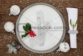Sparkling Christmas Place Setting