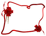 Gift red ribbon