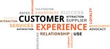 word cloud - customer experience