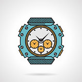 Sport watch flat style vector icon