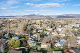 aerial view of Fort Collins, Colorado