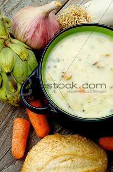 Artichoke Creamy Soup