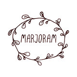 Herbs and Spices Collection - Marjoram