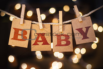Baby Concept Clipped Cards and Lights