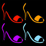 Abstract logo for designer footwear