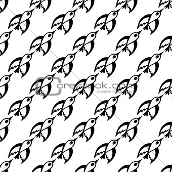seamless pattern with migratory birds