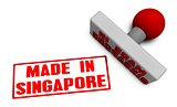 Made in Singapore Stamp
