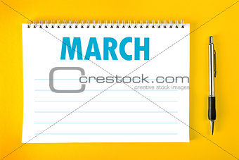 March Calendar Blank Page
