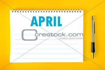 April Calendar Blank Page