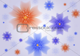 Abstract floral background 