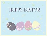 Happy Easter Greeting card.