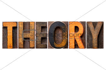 theory word typography