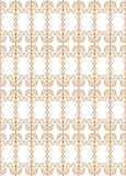 Seamless pattern in the form of forged lattice