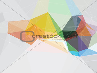 Abstract poly design 