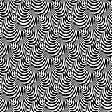 Design seamless monochrome cone illusion background