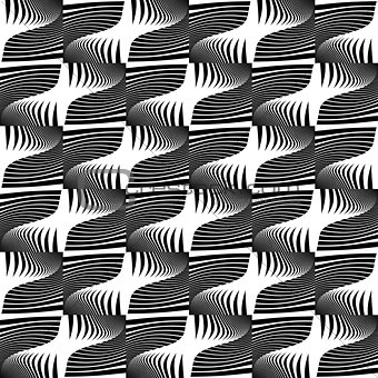 Design seamless striped decorative pattern