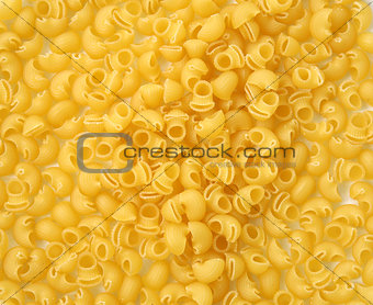 Dry Italian pasta background
