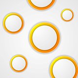 Abstract modern circles background