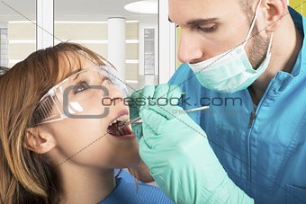 Cleaning of the teeth