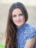 Teenage girl outdoor portrait
