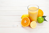 Orange juice and citrus fruits