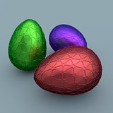 Variety of Easter eggs