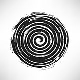 Spiral Grunge Pattern