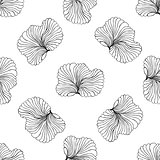 seamless monochrome pattern vector illustration