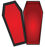 Open coffin