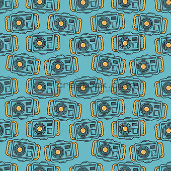 Blue vector background for diving camera