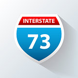 Interstate vector icon