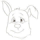 Dog Sketch doodle Vector