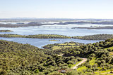 View from town of Monsaraz, on the right margin of the Guadiana 