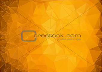 Abstract Yellow polygonal background