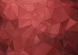 Vintage red abstract polygonal background for web