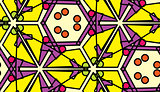 Red, Purple and Yellow Repeating Background