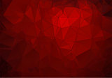 Abstract crimson polygonal background for web
