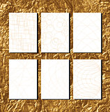 Golden Geometric Patterns