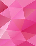 Abstract Pink Triangles Background