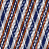Rhombic tartan seamless texture in blue, grey and brown hues 