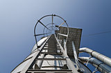 Personal perspective to the Safety metal ladder