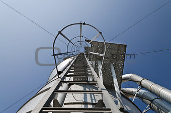 Personal perspective to the Safety metal ladder