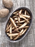 rustic natural cut french fries