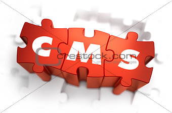 CMS - White Word on Red Puzzles.