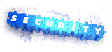 Security - Text on Blue Puzzles.