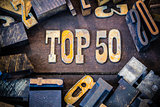Top 50 Concept Rusty Type